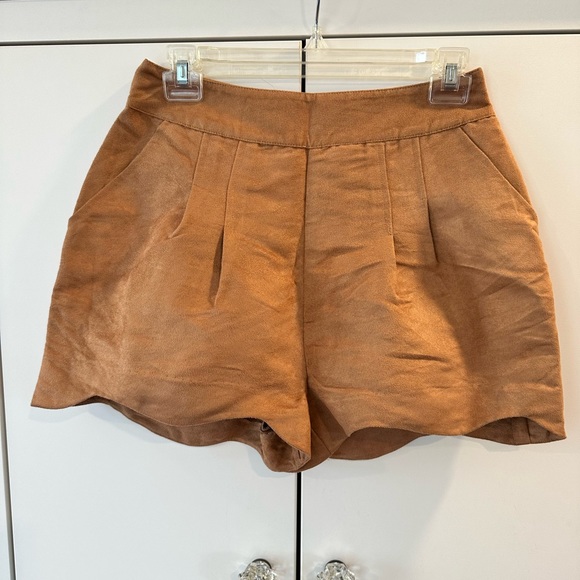 Suede High Waist Shorts for Fall! NWT - Picture 4 of 8